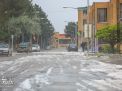 گزارش تصویری |  بارش تگرگ بهاری  و آب گرفتگی معابر دانشگاه 